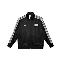Chamarra Oasis x Adidas Live '25 Negra - vista frontal