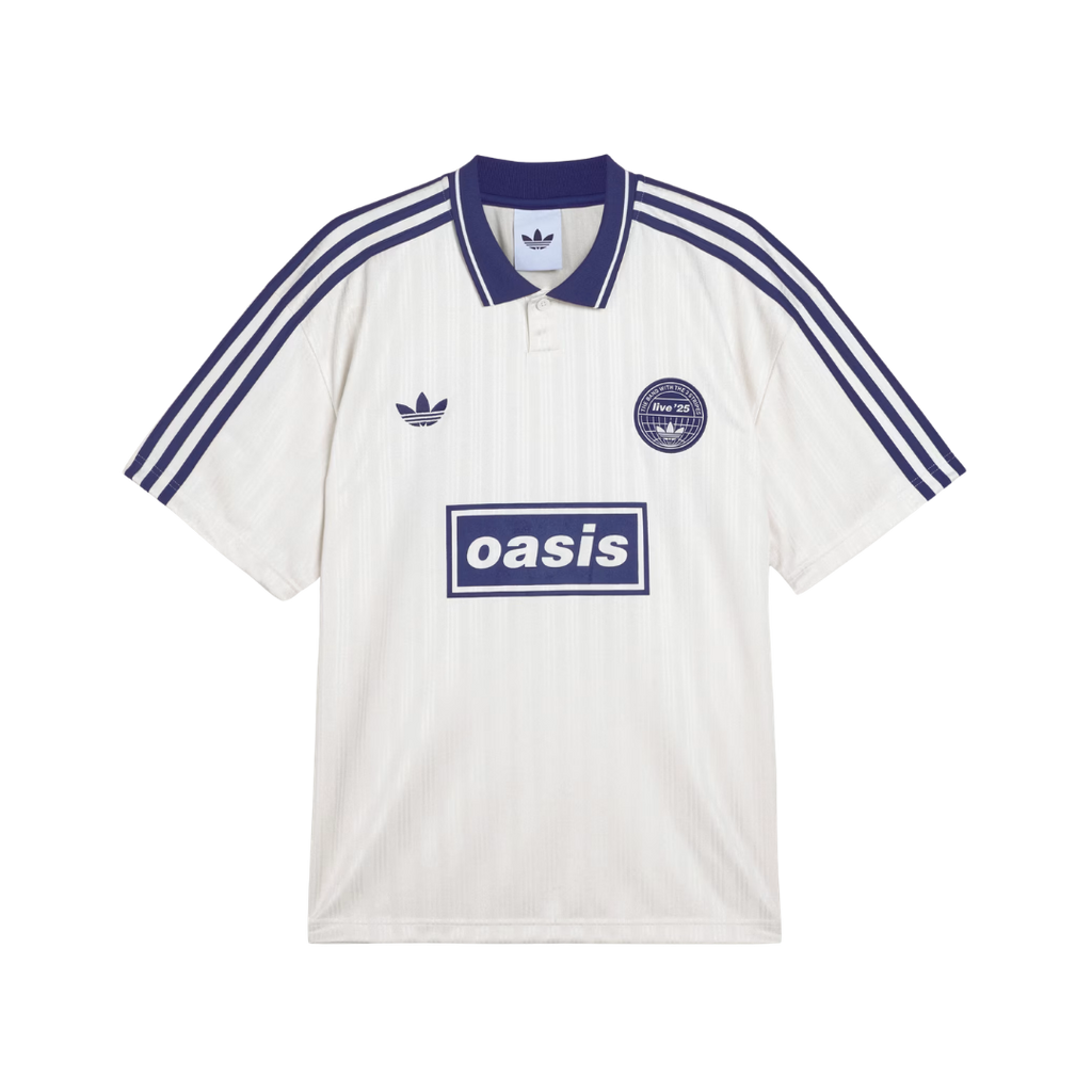 Playera Oasis x Adidas Live '25 Blanca - vista frontal