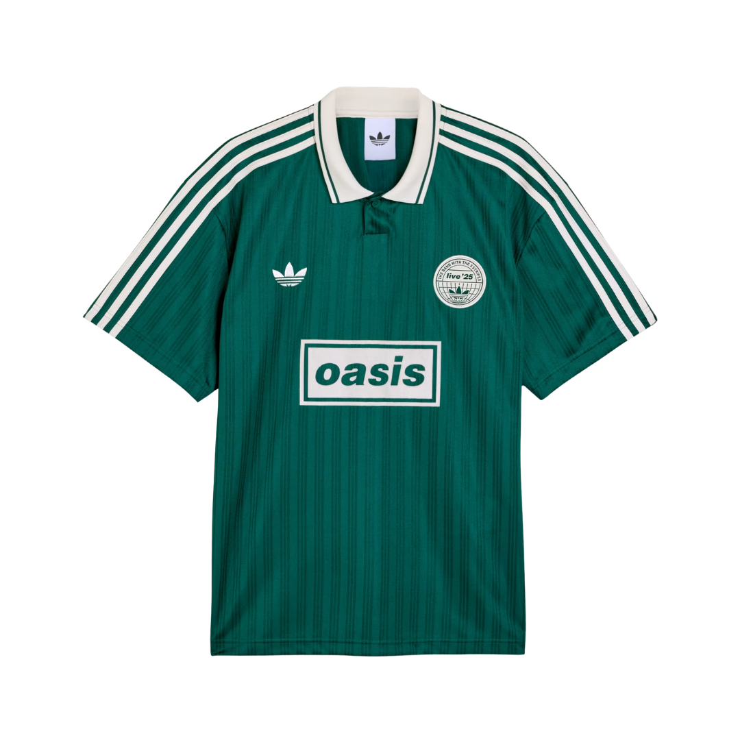 Playera Oasis x Adidas Live '25 Verde - vista frontal
