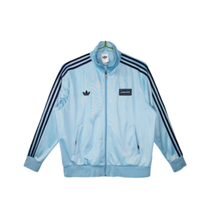 Oasis Live '25 Tour x Adidas Track Jacket – Manchester Blue Satin Edition